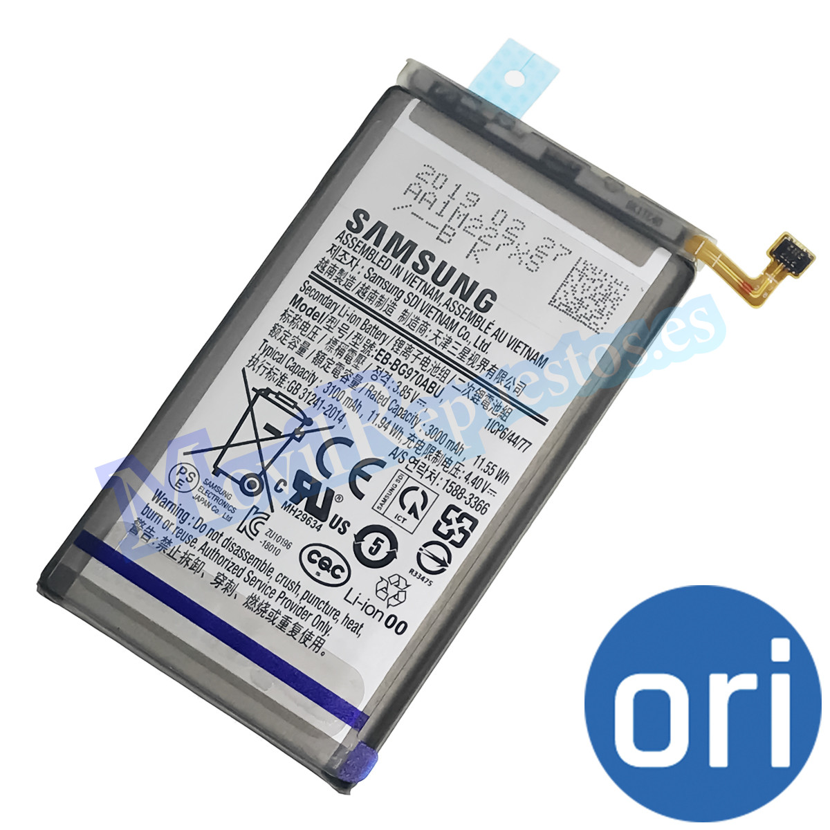 Batería EB BG970ABU Para Samsung Galaxy S10e G970F De 3100mAh