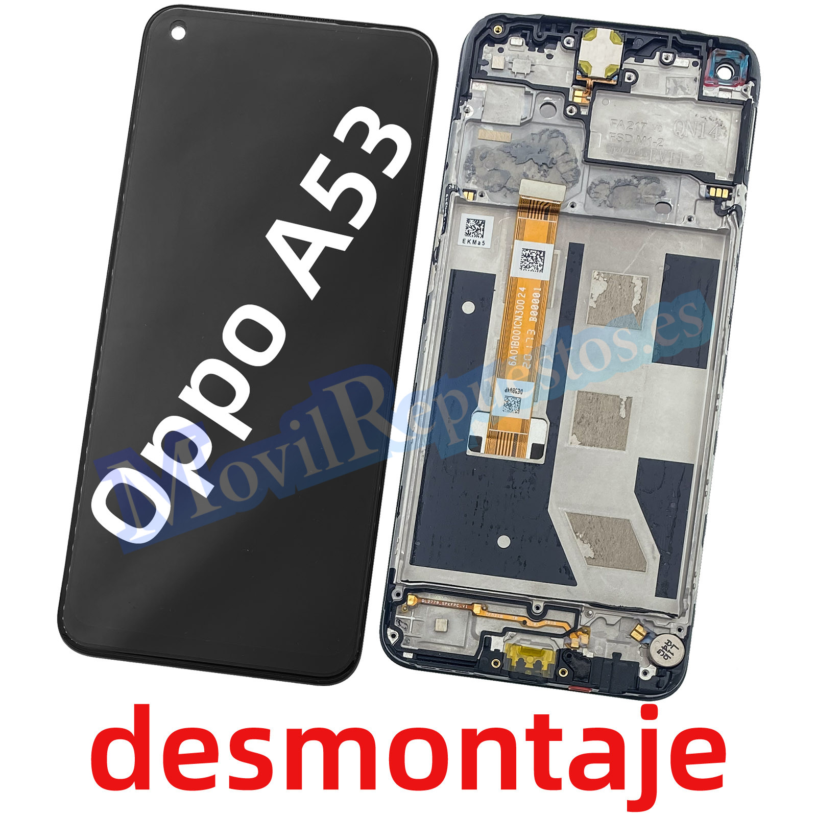 Pantalla Completa Con Marco LCD Y Táctil para OPPO A53S 2020 A53 2020