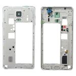 Carcasa Intermedia para Samsung Galaxy Note 4 N910F – Blanco