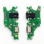 Placa De Conector De Carga USB Tipo-C Con Micrófono Y Jack De Audio para Huawei Mate 20 Lite