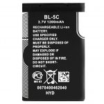 Batería BL5C BL-5C para Nokia 2112 2118 2255 2270 2280 2300 2600 2610 3125 3230 De 1200mAh
