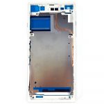 Carcasa Frontal De LCD para Sony Xperia Z2 L50t D6508 D6503 – Plata Blanco