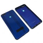 Tapa Trasera Carcasa Trasera para Huawei Y7 Prime 2018 Nova 2 Lite Enjoy 8 Honor 7C – Azul Con Hueco