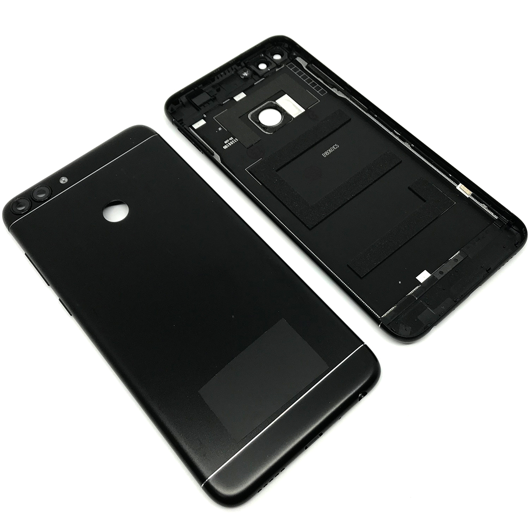 Hülle Für Huawei P Smart / Enjoy 7S – Mit Standfunktion, Kartenfächern, TPU & Kunstleder, Blau