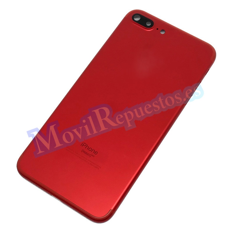Tapa-Trasera-De-Batería-para-iPhone-7G-Plus-Rojo