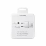 Samsung Travel Adapter (Fast Charge) Adaptador De Carga Con Cable De Dato USB Tipo-C 15W – Blanco