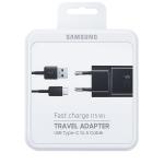 Samsung Travel Adapter (Fast Charge) Adaptador De Carga Con Cable De Dato USB Tipo-C 15W – Negro 2