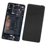 Pantalla Completa LCD Y Táctil Con Marco Y Piezas para Huawei P30 – Negro Original (Service Pack)