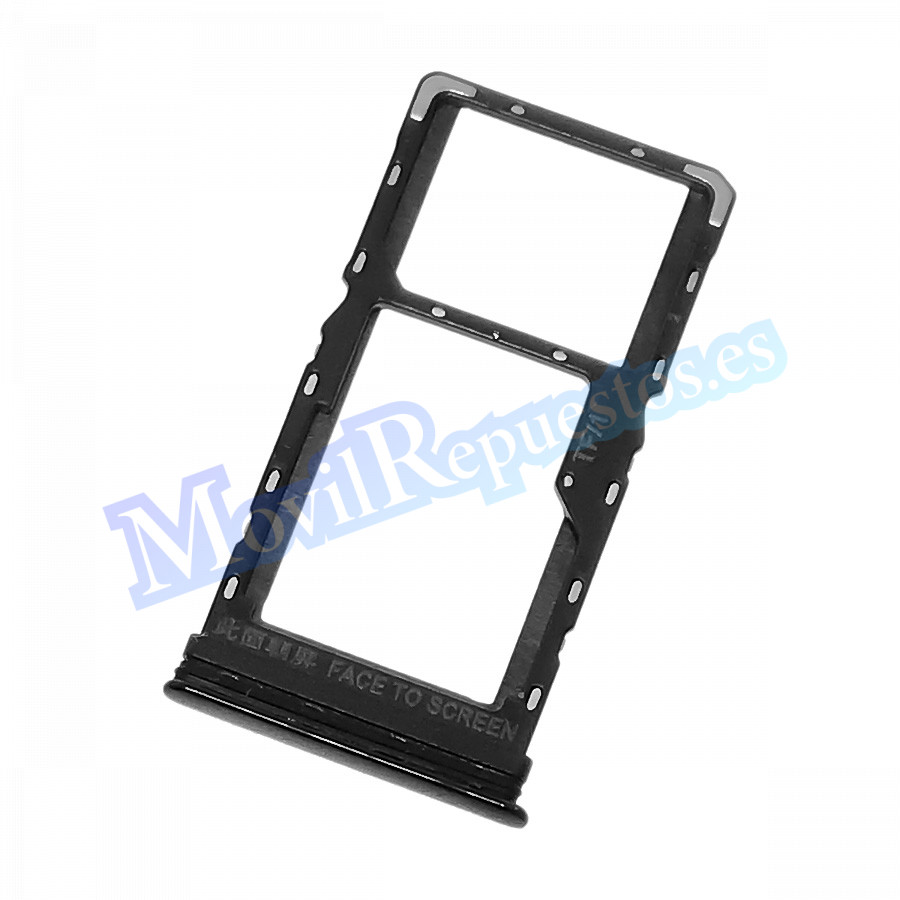 Plateau (SIM Tray) Pour Xiaomi Mi A3 - Noir, Neuf, Pièce De Rechange Compatible