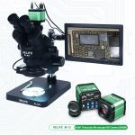 [RL-M3T] Microscopio Trinocular RELIFE Con Monitor LCD 10.1 Pulgadas Y HDMI Cámara Digital M-13 38MP (1)