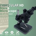 [RL-M3T] Microscopio Trinocular RELIFE Con Monitor LCD 10.1 Pulgadas Y HDMI Cámara Digital M-13 38MP (3)