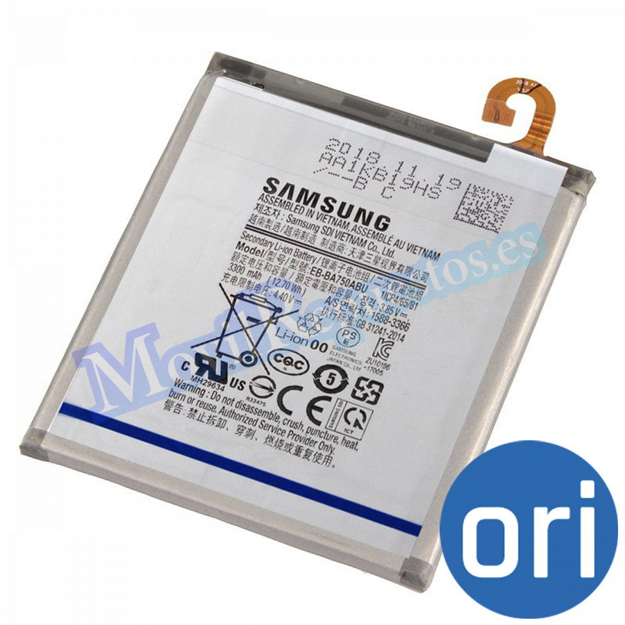 Batería EB-BA750ABU para Samsung Galaxy A7 2018 A750F A10 2019
