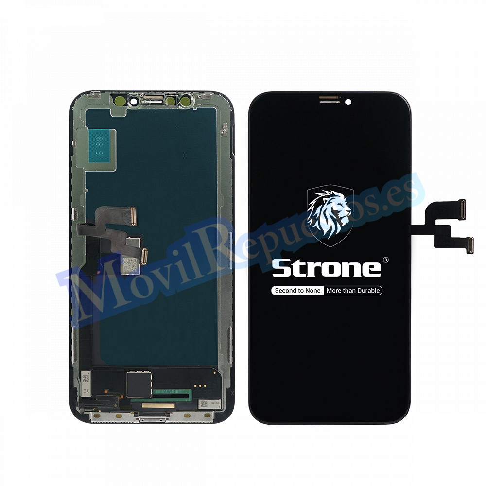 [STRONE] Pantalla Completa LCD Y Táctil para iPhone X – Negro OLED Duro [Serie S] 2