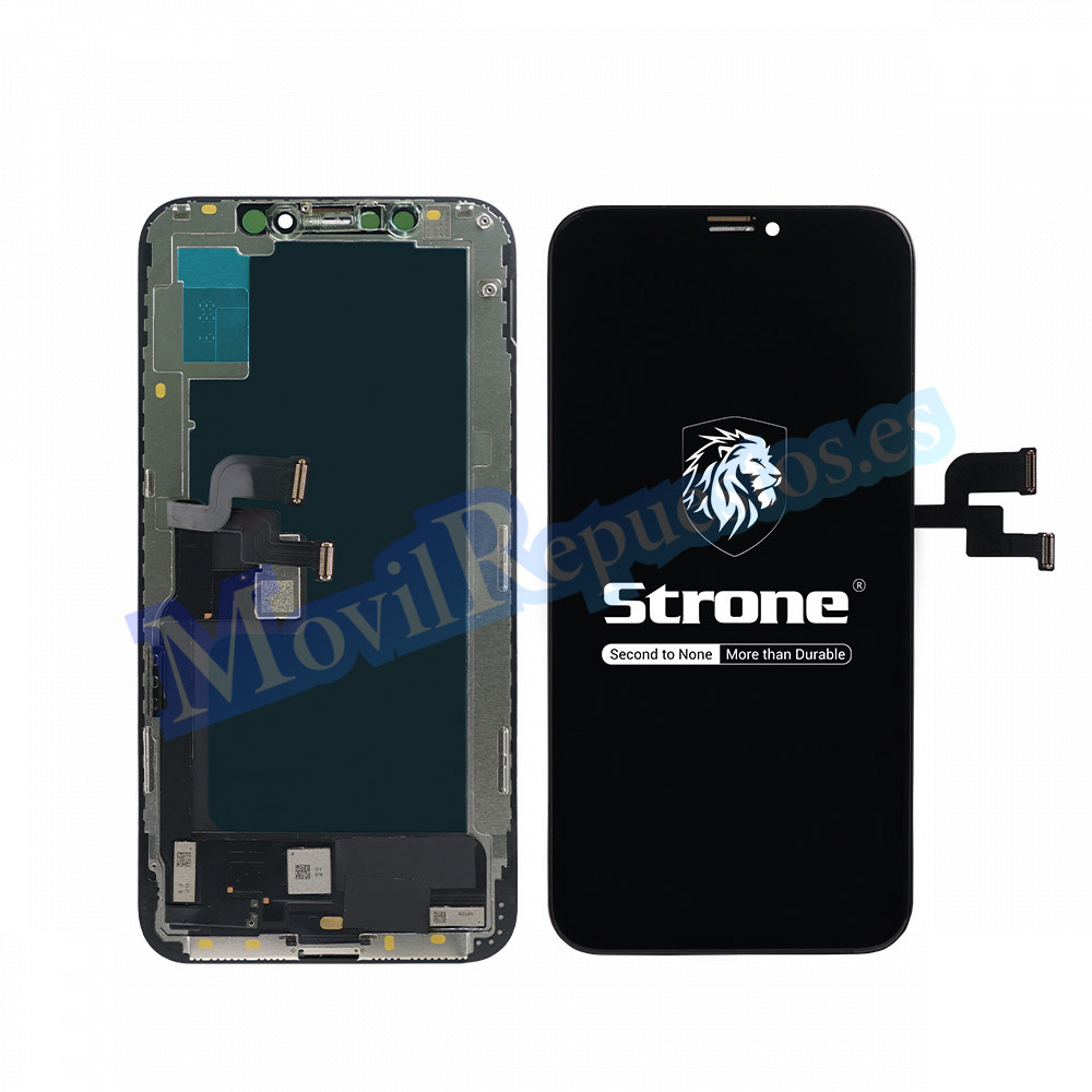 [STRONE] Pantalla Completa LCD Y Táctil para iPhone Xs – Negro OLED Duro [Serie S] 2