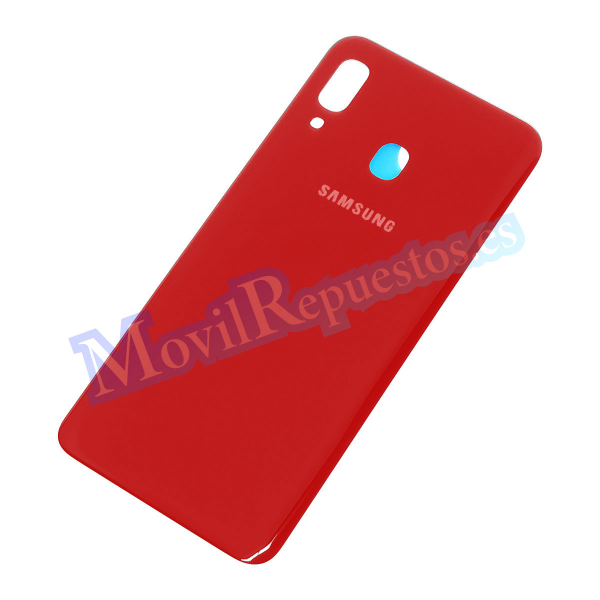 Tapa Trasera para Samsung Galaxy A20 2019 A205F - Rojo - MovilRepuestos.es