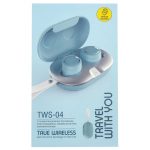 [TWS-04] Auriculares Inalámbricas TWS BT5.0 De 40mAh Con Estucho De Carga 300mAh – Azul