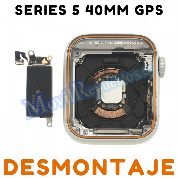 Carcasa para Apple Watch Series 5 40mm (A2092) (5th Gen) - Plata GPS De  Desmontaje - MovilRepuestos.es