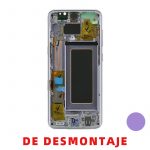 Pantalla Completa Reparada LCD Y Táctil Con Marco para Samsung G950f Galaxy S8 – Violeta De Desmontaje