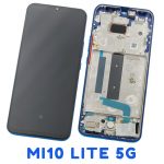 Pantalla Completa LCD Y Táctil Con Marco para Xiaomi Mi10 Lite (5G) – Azul Verde