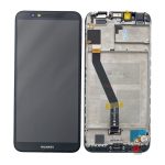 Pantalla Completa LCD Y Táctil Con Marco para Huawei Y6 2018 Honor 7A – Negro (Service Pack) Sin Batería