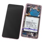 Pantalla Completa LCD Y Táctil Original para Samsung Galaxy S21 5G G991B – Rosa