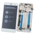 Pantalla Completa Original LCD Y Táctil Con Marco para Lenovo K6 – Blanco (Service Pack)