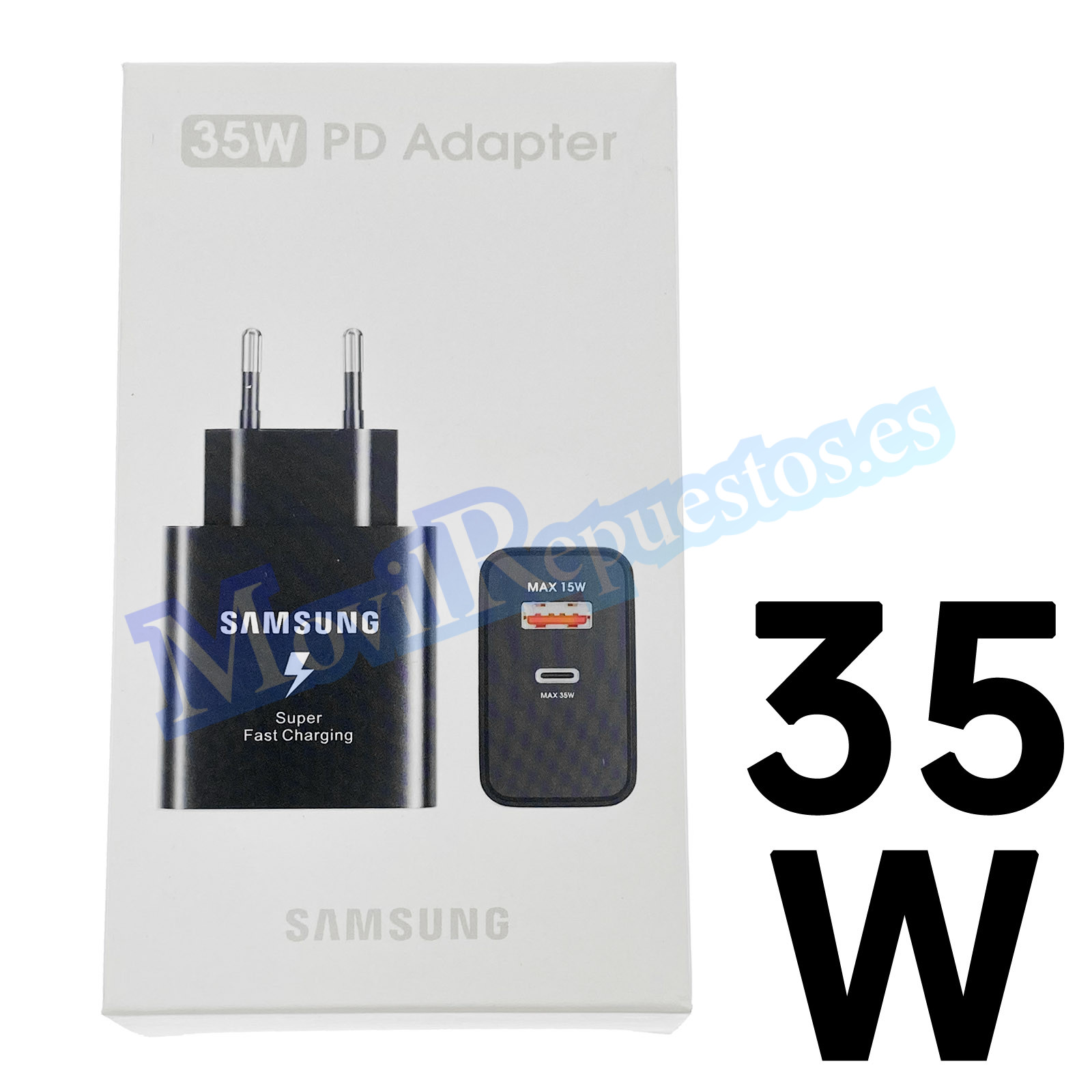 EP-TA220] PD Adaptador De Carga / Cargador Rápido Con Cable De USB Tipo-C  para Samsung Galaxy S22 Series - 15W y 35W 