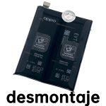 Batería BLP811 para Oppo Reno4 SE Reno5 Find X3 Lite De 4300mAh (De Desmontaje)