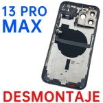 Carcasa Intermedia Con Tapa Trasera para iPhone 13 Pro Max – Azul De Desmontaje