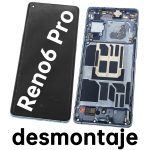 Pantalla Completa Con Marco LCD Y Táctil para OPPO Reno6 Pro – Azul De Desmontaje