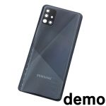 Tapa Trasera Con Lente para Samsung Galaxy A51 2019 A515F – Negro Versión Demo