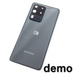 Tapa Trasera Con Lente para Samsung Galaxy S20 Ultra 5G G988B – Gris Versión Demo