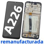 Pantalla Completa LCD Y Táctil Con Marco para Samsung Galaxy A22 5G 2021 A226B – Negro Remanufacturada