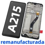 Pantalla Completa Original LCD Y Táctil Con Marco para Samsung Galaxy A21 (2020) A215F – Negro Remanufacturada
