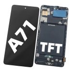 Pantalla Completa LCD Y Táctil Con Marco para Samsung Galaxy A71 (2019) A715F – Negro Compatible TFT