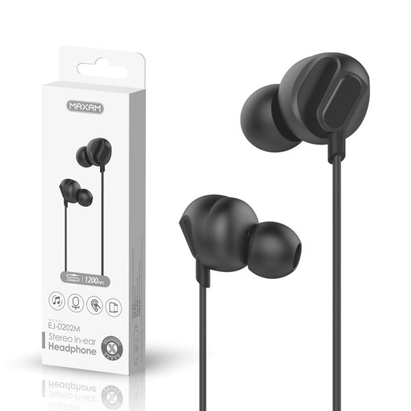 MAXAM Cascos Auriculares de Conector Tipo C 1.2M