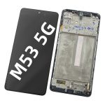 Pantalla Completa LCD Y Táctil Original Con Marco para Samsung Galaxy M53 5G (2022) M536B – Negro