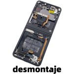 Pantalla Completa LCD Y Táctil Original para Samsung Galaxy Z Flip3 5G F711B – Negro Interior (Desmontaje)