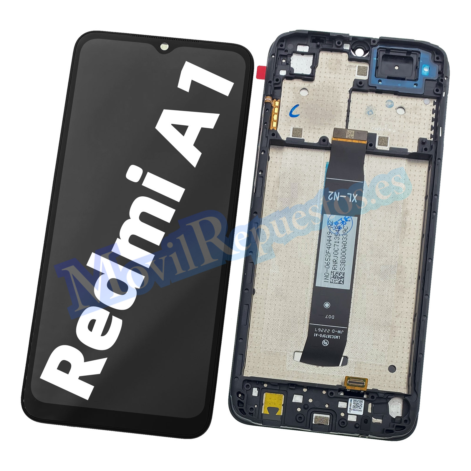 Pantalla Completa Original Con Marco LCD Y Táctil para Xiaomi Redmi A1 -  Negro 