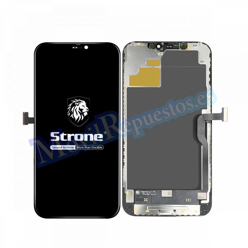 [STRONE] Pantalla Completa LCD Y Táctil para iPhone 12 Pro Max – Negro OLED Duro [Serie S] 2