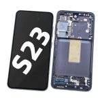 Pantalla Completa LCD Y Táctil Original Con Marco para Samsung Galaxy S23 (2023) S911B – Negro