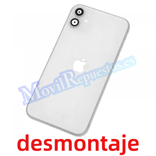 Carcasa Intermedia Con Tapa Trasera para iPhone 11 - Blanco (De Desmontaje)