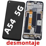 Pantalla Completa Con Marco LCD Y Táctil para OPPO A54 5G – Negro De Desmontaje