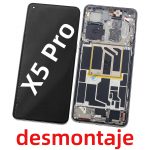 Pantalla Completa Con Marco LCD Y Táctil para Oppo Find X5 Pro – Plata (De Desmontaje)