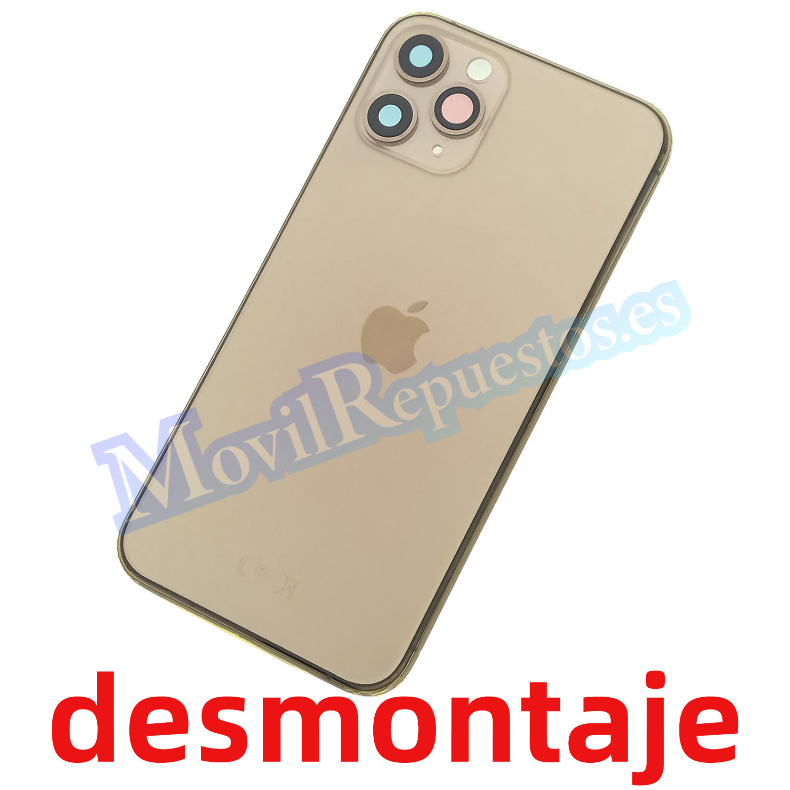 Carcasa Intermedia Con Tapa Trasera para iPhone 11 Pro – Oro Rosado (De Desmontaje)