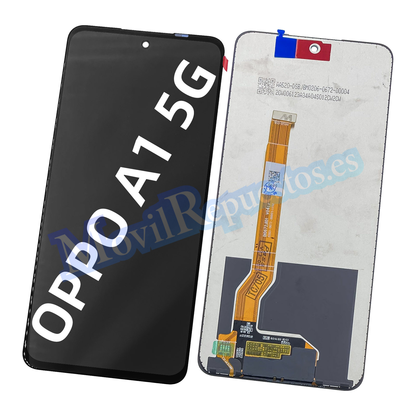 Pantalla Completa LCD Y Táctil para Oppo A1 5G – Negro