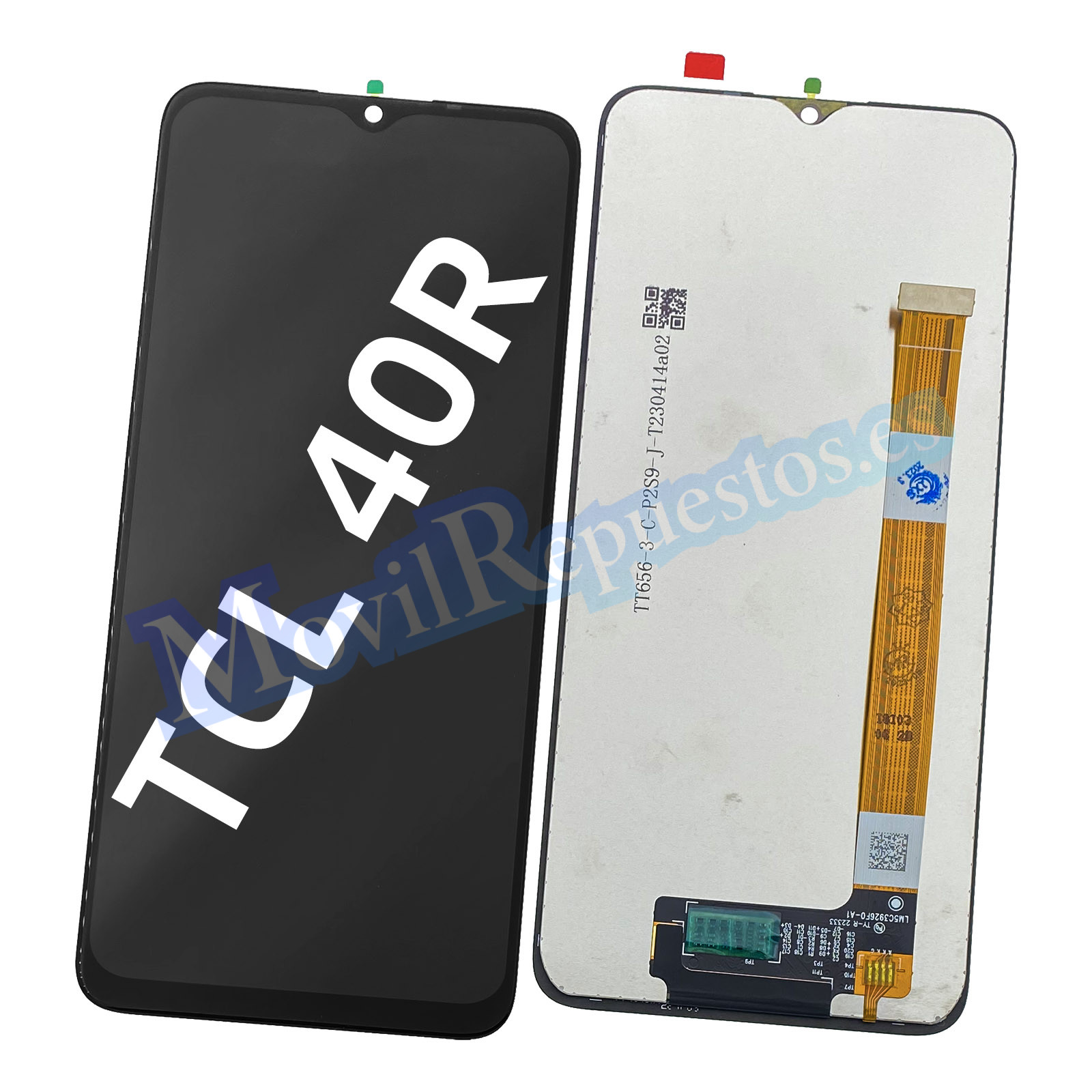 Pantalla Completa LCD Y Táctil para TCL 40 R 5G TCL 40R – Negro