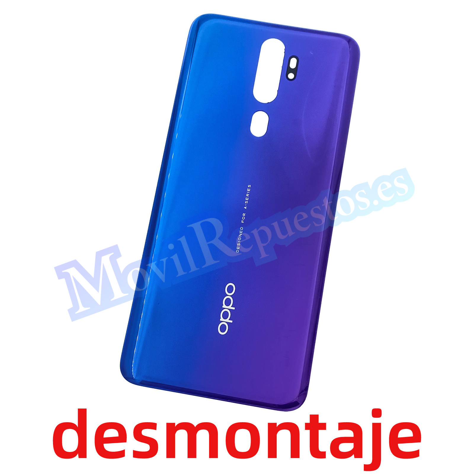 Tapa Trasera para Oppo A9 2020 – Azul Aurora (De Desmontaje)