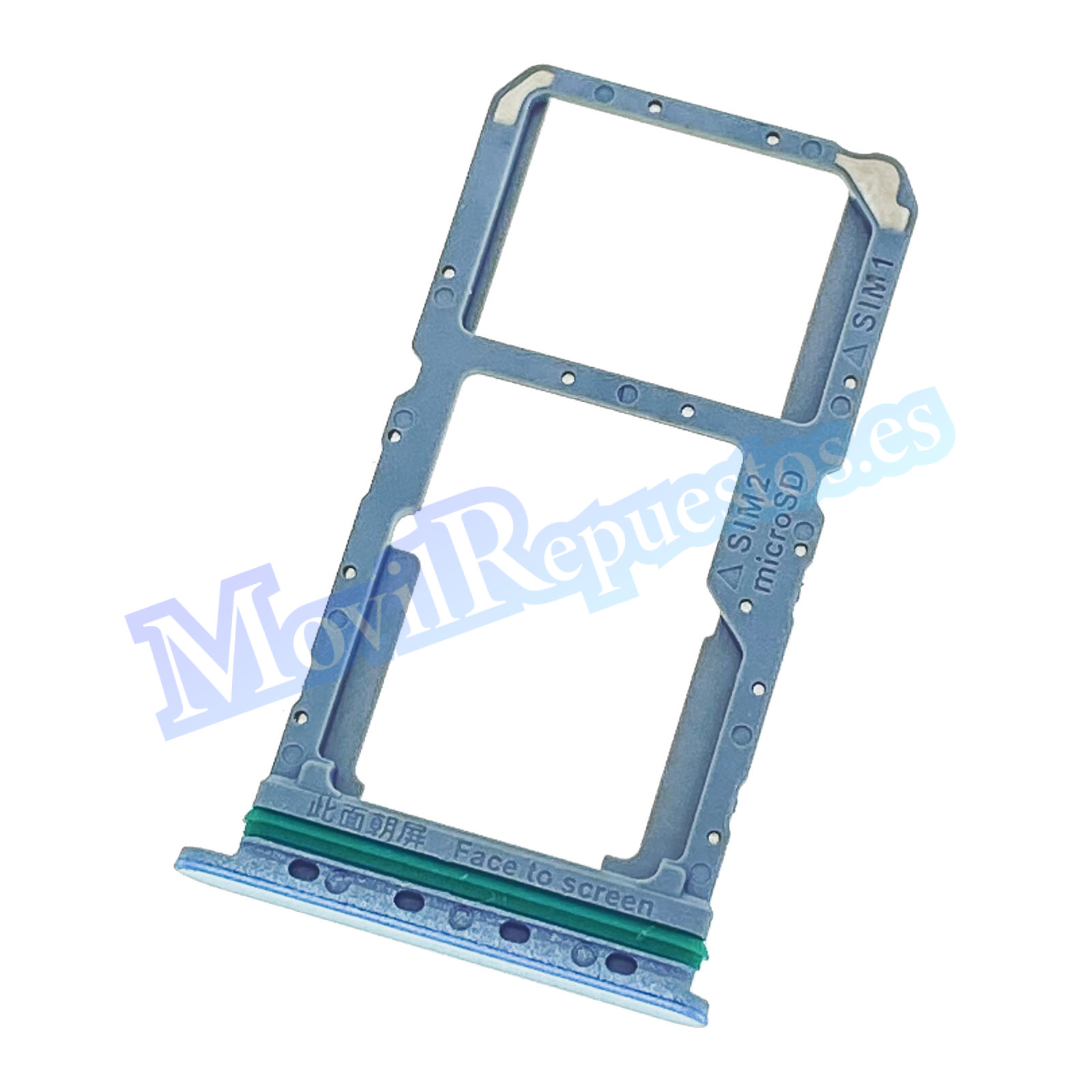 Bandeja De Tarjeta SIM Micro SD para Oppo A77 5G – Azul