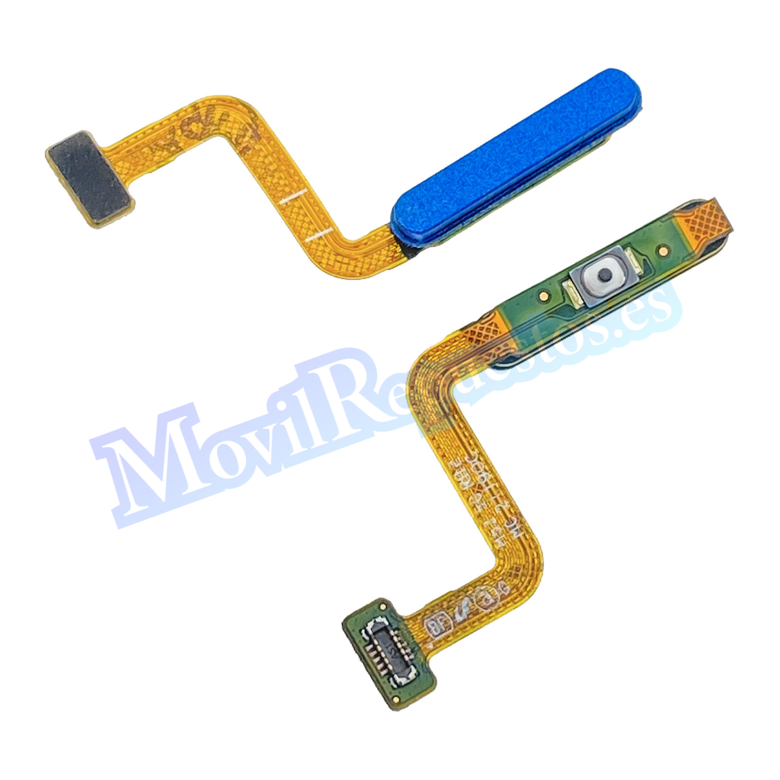 Flex De Boton De Encendido Con Lector De Huella para Samsung Galaxy M52 5G M526B – Azul